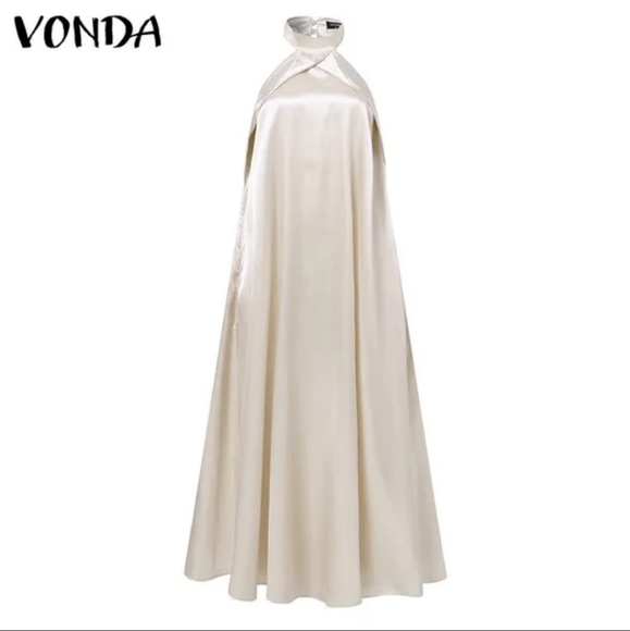 Womens Sleeveless Mock Neck Dress Plus Sz - Picture 4 of 8